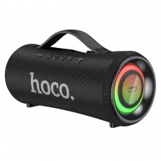 Портативна Bluetooth колонка Hoco HA10 з LED підсвічуванням black