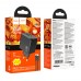 Мережевий зарядний пристрій Hoco CS19A 2 USB/2 Type-C PD 65W black + кабель Type-C to Type-C