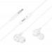 Навушники вакуумні Hoco M116 з мікрофоном Jack 3.5 white