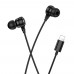 Навушники вакуумні Hoco M116 з мікрофоном Lightning black