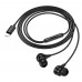 Навушники вакуумні Hoco M116 з мікрофоном Lightning black