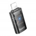 Адаптер перехідник Hoco UA36A Lightning to Type-C black