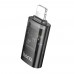 Адаптер перехідник Hoco UA36A Lightning to Type-C black