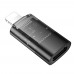 Адаптер перехідник Hoco UA36A Lightning to Type-C black