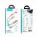 Кабель Hoco U139 2в1 Type-C to Type-C/ Type-C PD 100W 1.2m gold
