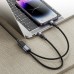 Кабель Hoco U139 2в1 Type-C to Type-C/ Lightning 100W 1.2m black
