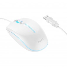 Игровая мышь Hoco GM37 с подсветкой white