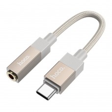 Адаптер перехідник Hoco UPA32C Type-C to Jack 3.5 gold