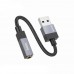 Адаптер переходник Hoco UPA32D USB to Jack 3.5 black