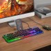 Комплект клавіатура та миша Hoco DI16 (ENG/ РУС) з RGB підсвічуванням black