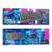 Комплект клавіатура та миша Hoco DI16 (ENG/ РУС) з RGB підсвічуванням black