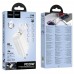 Мережевий зарядний пристрій Hoco J148 із вбудованим Power Bank 5000mAh PD 20W+ кабель Type-C white