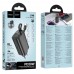 Мережевий зарядний пристрій Hoco J148 з вбудованим Power Bank 5000mAh PD 20W + кабель Type-C black