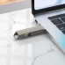 USB флеш накопичувач Hoco UD15 256GB 2 в 1 USB 3.2/ Type-C металевий metal gray