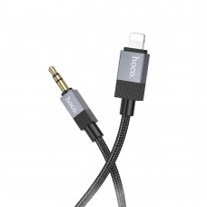 Кабель Hoco UPA32A Lightning to Jack 3.5 1m black