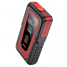 Автомобільний пуско-зарядний пристрій Бустер Hoco QS3 10000mAh із ліхтарем black