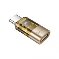 Адаптер переходник Hoco UPA32D USB to Jack 3.5 gold