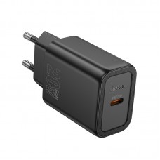 Мережевий зарядний пристрій Hoco N60 Type-C PD black