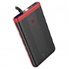 Автомобільний пуско-зарядний пристрій Бустер Hoco QS5 6000mAh із ліхтарем black