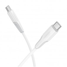 Кабель Borofone BX119 Type-C to Type-C PD 60W white