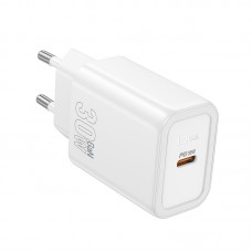 Мережевий зарядний пристрій Hoco N62 Type-C PD 30W white