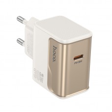 Мережевий зарядний пристрій Hoco CS72A Type-C PD 30W white