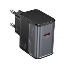 Мережевий зарядний пристрій Hoco CS72A Type-C PD 30W midnight black