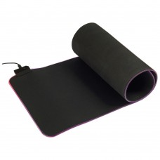 Ігрова поверхня 800*300*4 мм з RGB підсвічуванням black