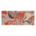 Игровая поверхность 900*400*2 mm, резиновое основание, абстракция orange