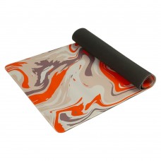 Ігрова поверхня 900*400*2 mm, гумова основа, абстракція orange