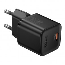 Мережевий зарядний пристрій Hoco N64 Type-C PD black
