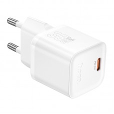 Мережевий зарядний пристрій Hoco N66 Type-C PD 35W white