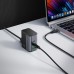 Мережевий зарядний пристрій Hoco CS76A USB/ 2 Type-C PD 70W midnight black
