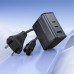 Мережевий зарядний пристрій Hoco CS76A USB/ 2 Type-C PD 70W midnight black