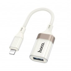 Адаптер переходник Hoco UA39 Lightning to USB 2.0 apricot Адаптер переходник Hoco UA39 Lightning to USB 2.0 apricot