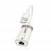 Адаптер переходник Hoco UA41 USB to RJ-45 100 mbps apricot