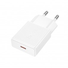 Сетевое зарядное устройство Hoco N72 Type-C PD white