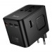 Мережевий зарядний пристрій Hoco AC32 2 USB/ 3 Type-C PD 45W black