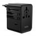 Мережевий зарядний пристрій Hoco AC32 2 USB/ 3 Type-C PD 45W black
