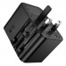 Мережевий зарядний пристрій Hoco AC32 2 USB/ 3 Type-C PD 45W black