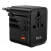 Мережевий зарядний пристрій Hoco AC31 USB/ 2 Type-C PD 25W black
