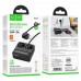 Мережевий зарядний пристрій подовжувач Hoco AC27 USB/ 2 Type-C PD 30W 2 розетки 2m black