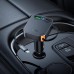 Автомобильное зарядное устройство Hoco NZ18 USB/ Type-C PD 65W с кабелем Type-C black