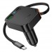 Автомобильное зарядное устройство Hoco NZ18 USB/ Type-C PD 65W с кабелем Type-C black