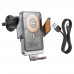 Автодержатель Hoco HW7 с беспроводной зарядкой 15W metal gray