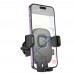 Автодержатель Hoco H75 black metal gray