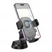 Автодержатель Hoco H76 black metal gray