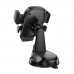 Автодержатель Hoco H76 black metal gray