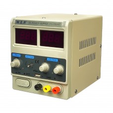 Блок питания лабораторный WEP PS-1502D+ USB, 15V, 2A, трансформаторный, цифровая индикация