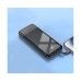 Power bank Hoco J114 10000mAh с дисплеем + кабеля 3в1 Type-C/ Lightning/ MicroUSB black